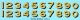 GWR Bufferbeam Numerals (GWR06/5)
