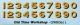 GWR Bufferbeam Numerals (GWR06/1)