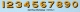 GWR Bufferbeam Numerals (GWR06/3)