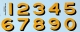 GWR Bufferbeam Numerals (GWR06/7)