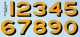 GWR Bufferbeam Numerals (GWR06/10)