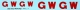 GWR Livery Large Initials - RED (9611)