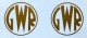 GWR Livery  'Shirt Button' Monogram (GWR05/3)