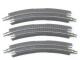 (R-005) Curved Track 30�-132.5mm Radius