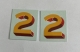 LNER  Number�2� Yellow shaded Red/Brown