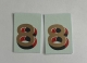 LNER Number �8� Gold shaded Red/Black