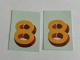 LNER Number �8� Yellow shaded Red/Brown