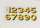 GWR Buffer beam livery numerals (GWR06/10)