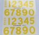 Southern Maunsell loco numerals (SRY03/3)