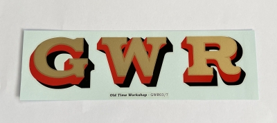 GWR Livery Lettering (GWR03/7)