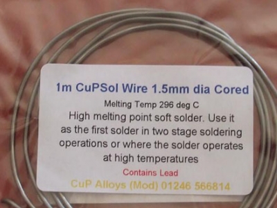 CuPSol 1.5mm � SOLID (1 metre )