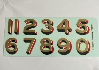 G/LNER Cab side Numerals 1923-48 (LNE03/5)