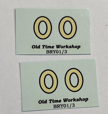 BR Livery Additional cabside Number �0� (BRY04/3)