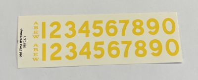 Southern Maunsell loco numerals (SRY03/1)