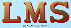 LMS Livery 1927-35 & 1937-41 Lettering (LMS03/5)