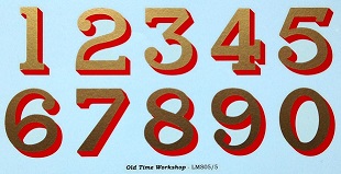 LMS Livery 1927-35 & 1937-41 Numerals (LMS05/5)