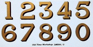 LMS Livery 1927-35 & 1937-41 Numerals (LMS06/3)