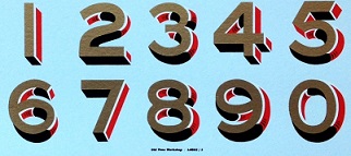 G/LNER Cabside Numerals (LNE03/3)