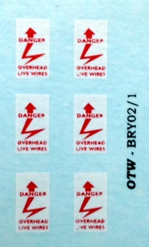 BR Livery Electrification Warnings (BRY02/1)