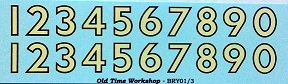 BR Livery Cabside numerals (BRY01/3)