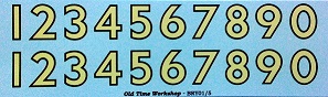 BR Livery Cabside numerals (BRY01/5)