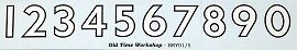 BR Livery White Cabside numerals (BRY01a/5)