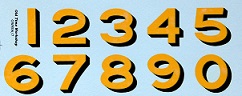GWR Bufferbeam Numerals (GWR06/7)