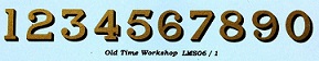LMS Livery 1927-35 & 1937-41 Numerals (LMS06/1)