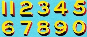 LNER/GNR Numerals (LNE09/3)