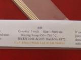 449 1.5mm Ø x 500mm (49%) Silver Solder 449 1.5mm Ø x 500mm (49%) Silver Solder