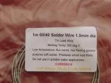 60/40 1.5mm � Tin Lead Solder Flux Cored Wire  (1 metre)