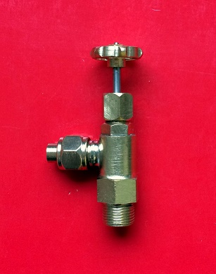 Blower Valves (90�) standard handle (Brass Finish)