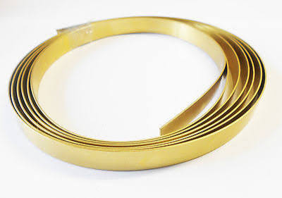 1/8� x 22g Brass Boiler Banding (per metre)